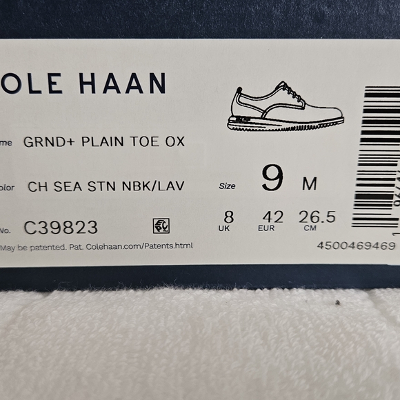 Cole Haan Men\'s Gray Leather Shoes 8, 8.5, 9 main image 7